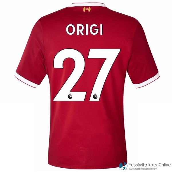 Liverpool Trikot Heim Origi 2017-18 Fussballtrikots Günstig